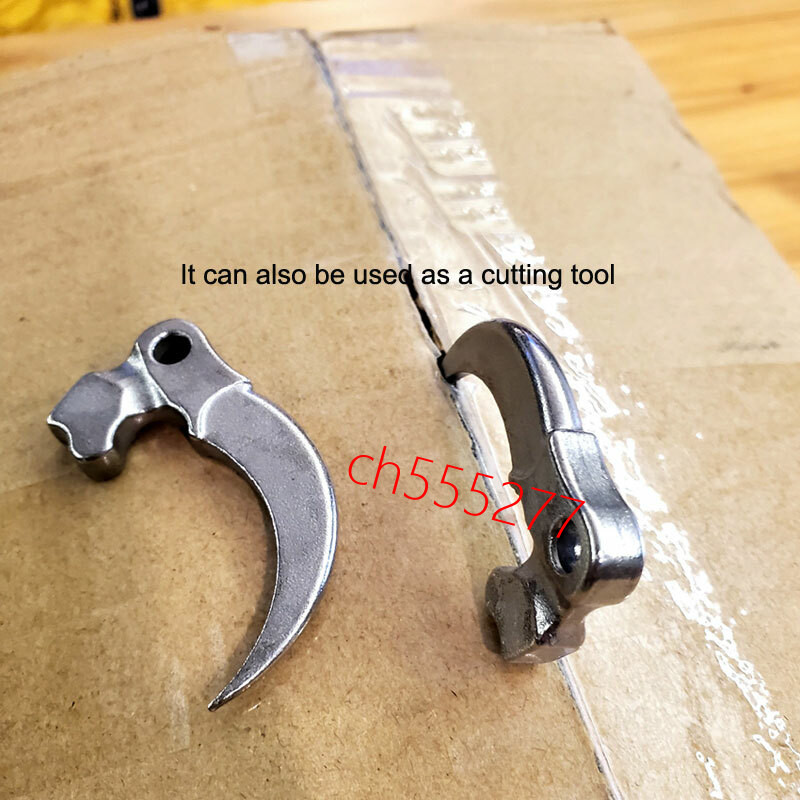 Stainless Steel Keychain Eagle Claw Necklace Pendant Bead Unpacking Box Tool