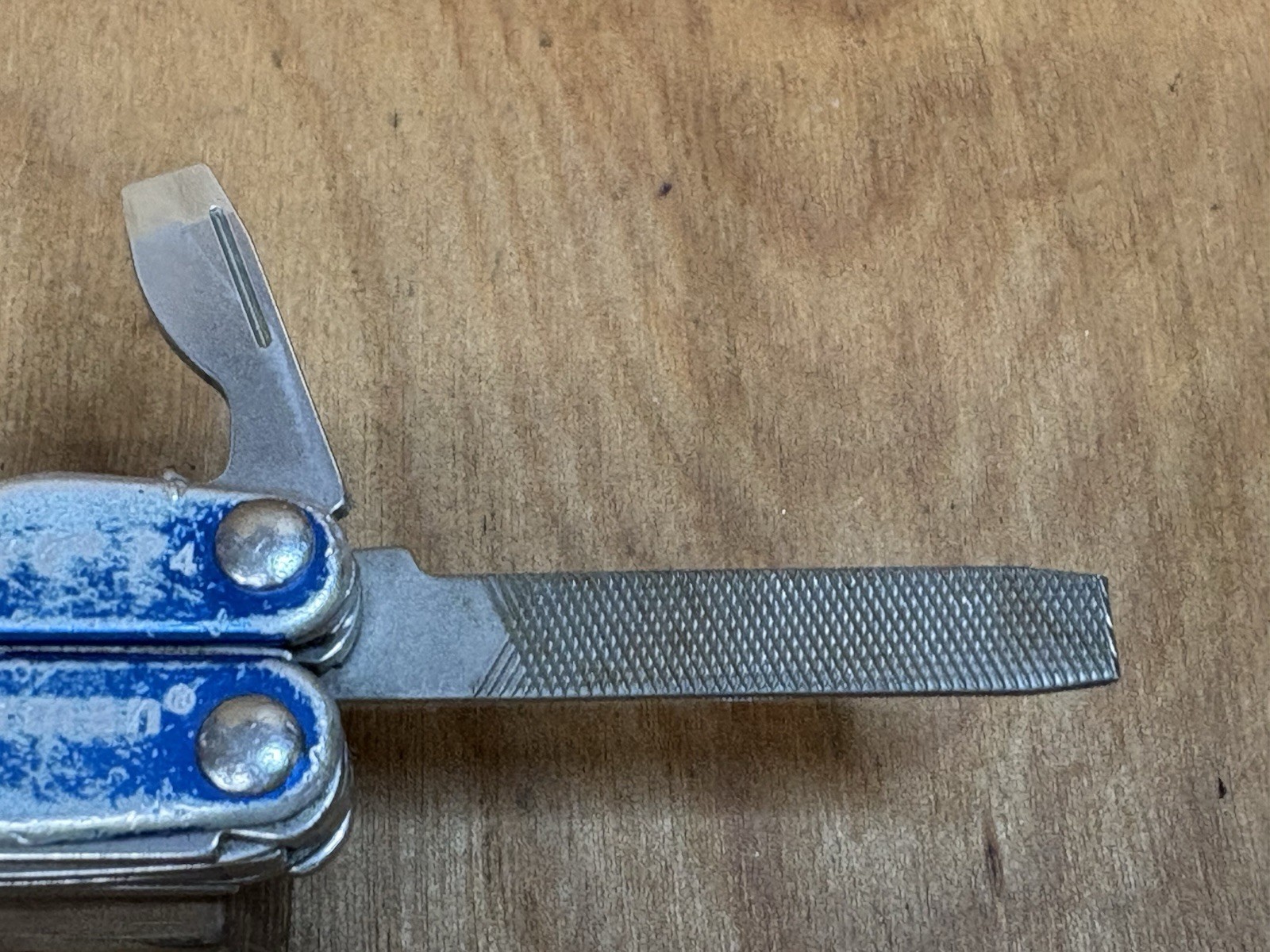 Leatherman Squirt P4 Blue Plier Multi-Tool Key Ring USA Retired GREAT!