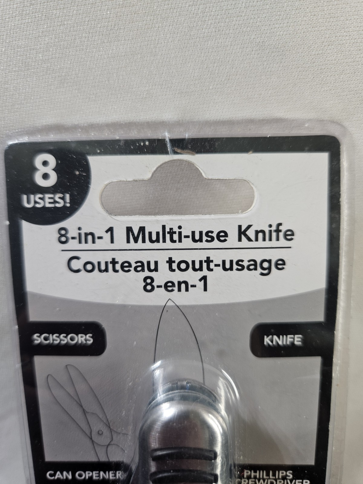 Pocket Knife Multi-use 8 functions in 1 Handy Jack Knife for Camping or Purse