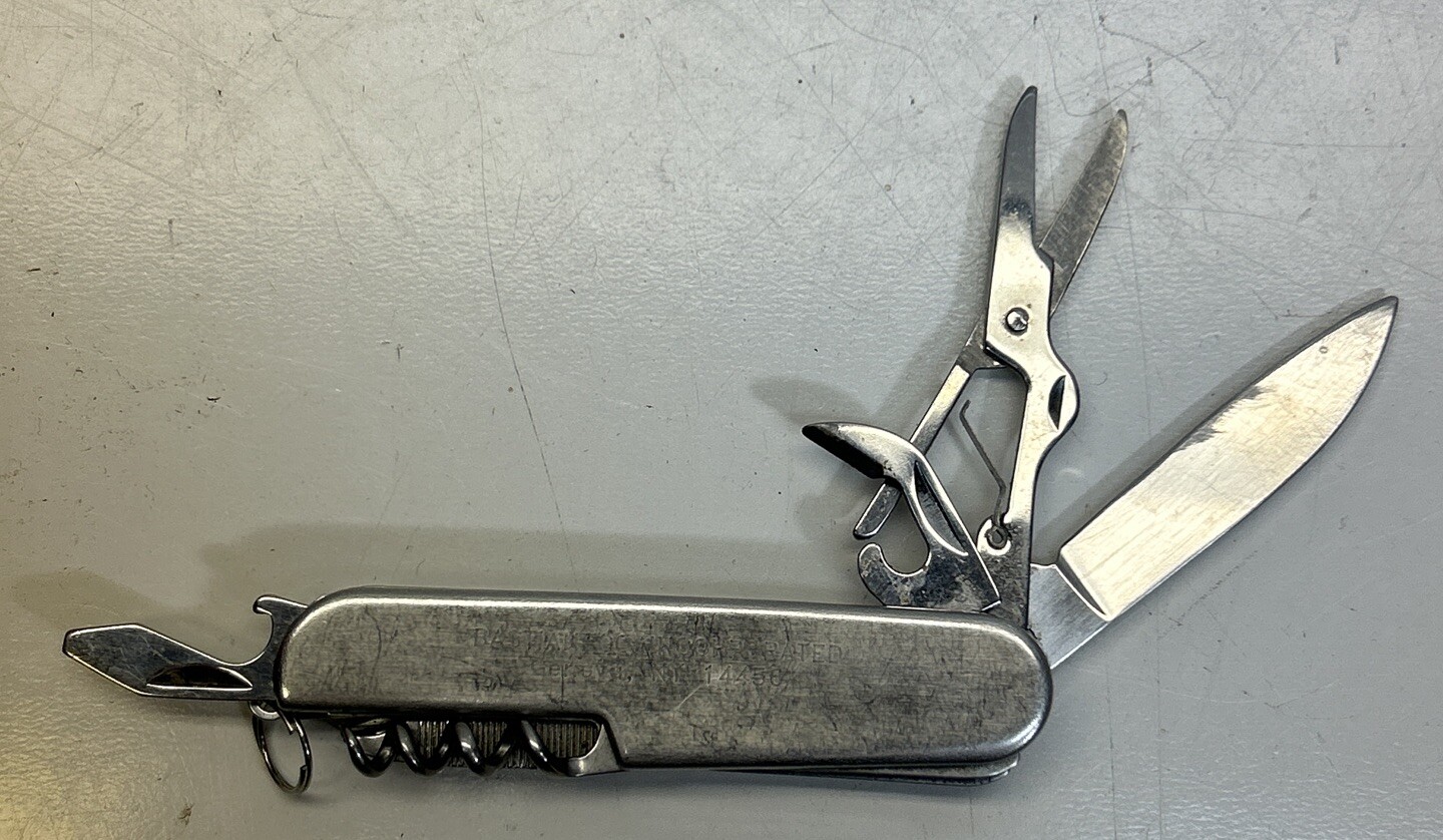 Multi Tool Pocket Knife Bastian Co Geneva NY Advertising X