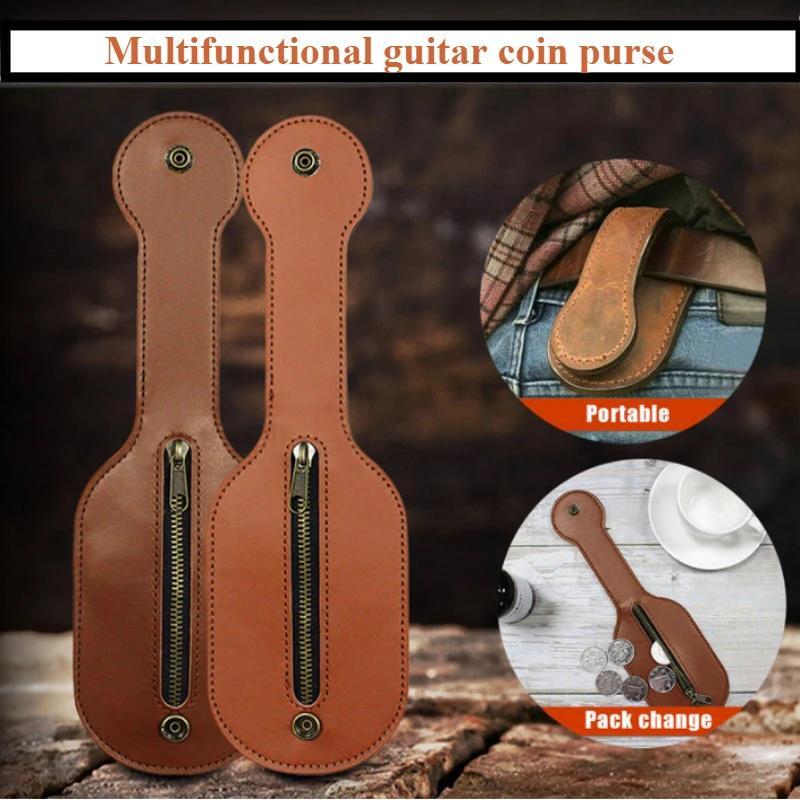 Men Leather Coin Purse Outdoor Utility Multi-tool Wallet Women