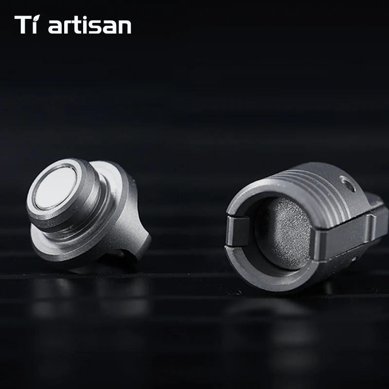 Tiartisan Titanium Alloy Keychain Rotatable Quick Release EDC Pendant