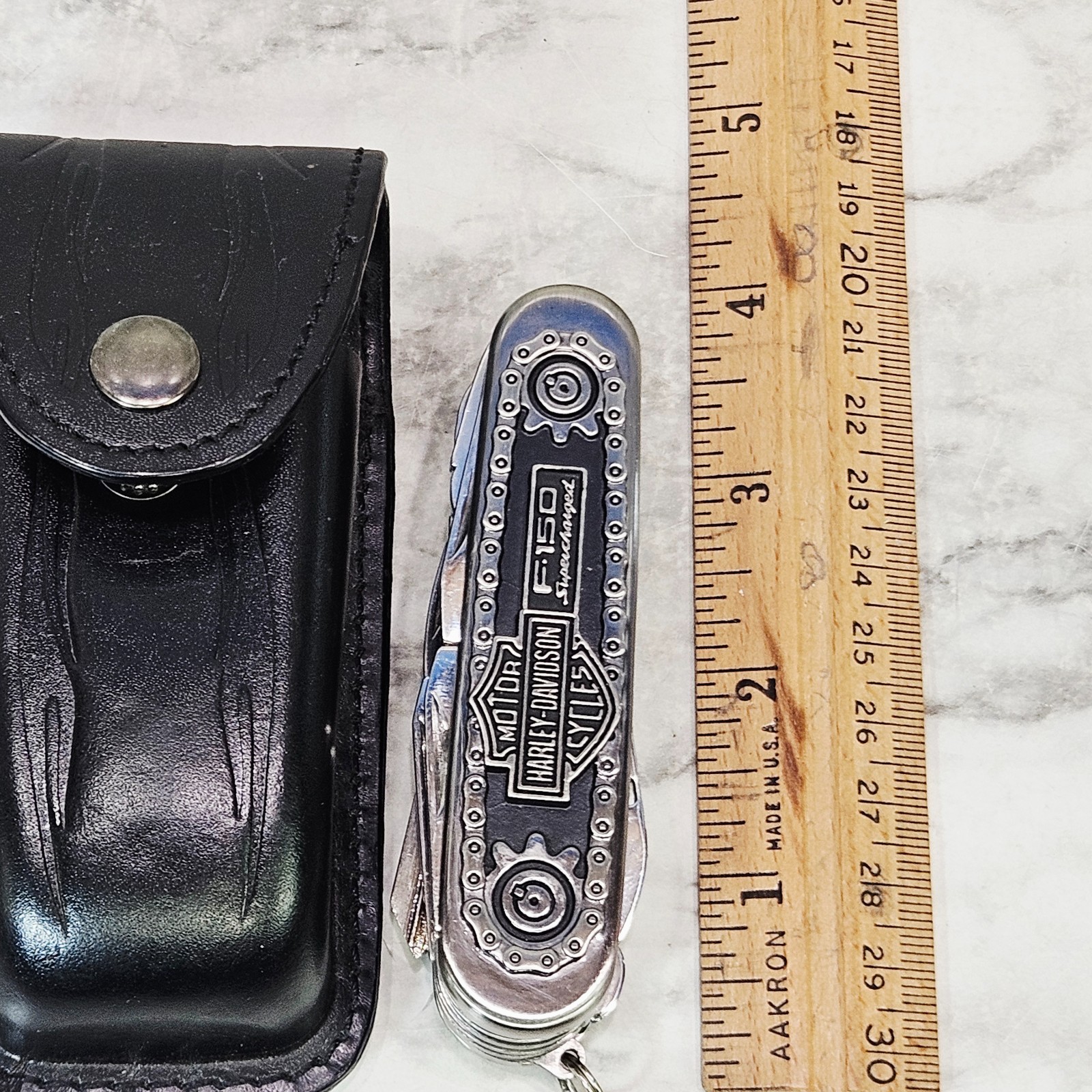 Harley-Davidson F-150 Supercharged Multi-Tool Stainless Steel 7 Tools w/ Case