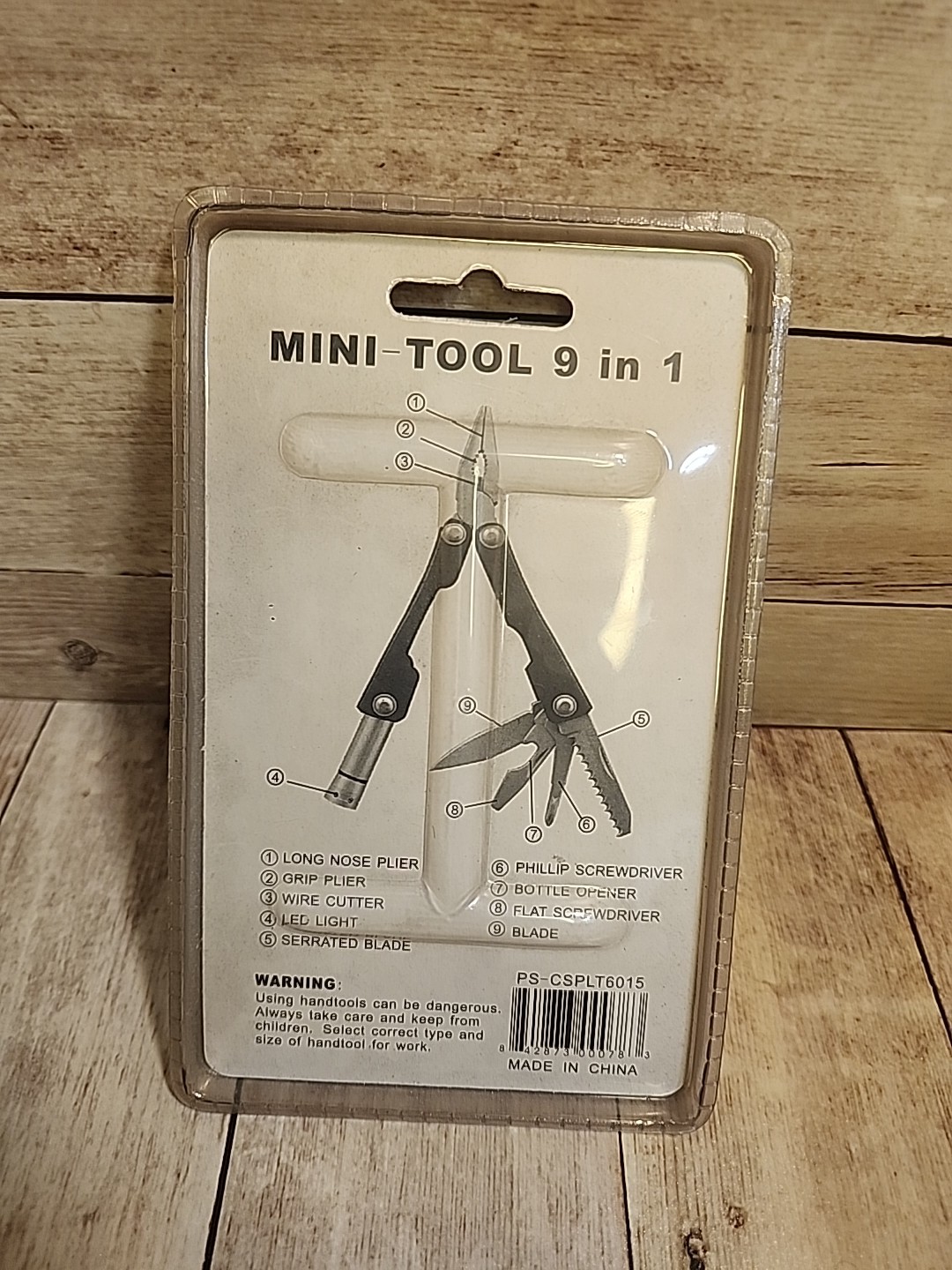 Mini-tool 9in1 Stainless Steel Good Quality Ps-csplt6015