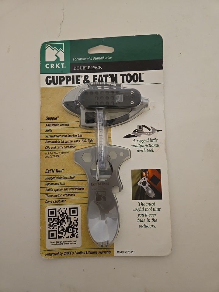 NEW CRKT GUPPIE and Eat’n Tools New In Package 2000’s Multitool Rare!