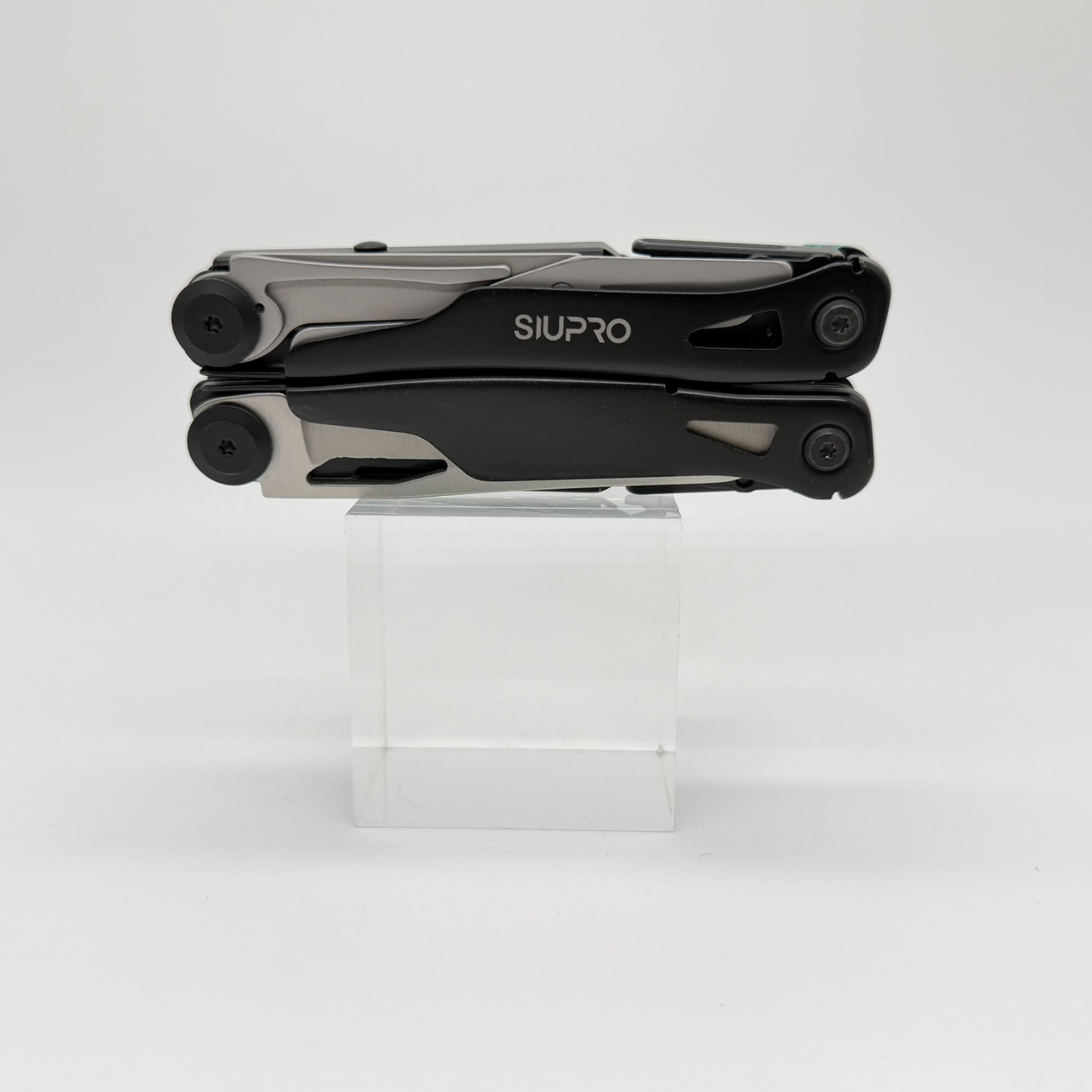 SIUPRO 18-in-1 Tactical Multi-Tool Black Stainless Steel Folding Pliers Sheath