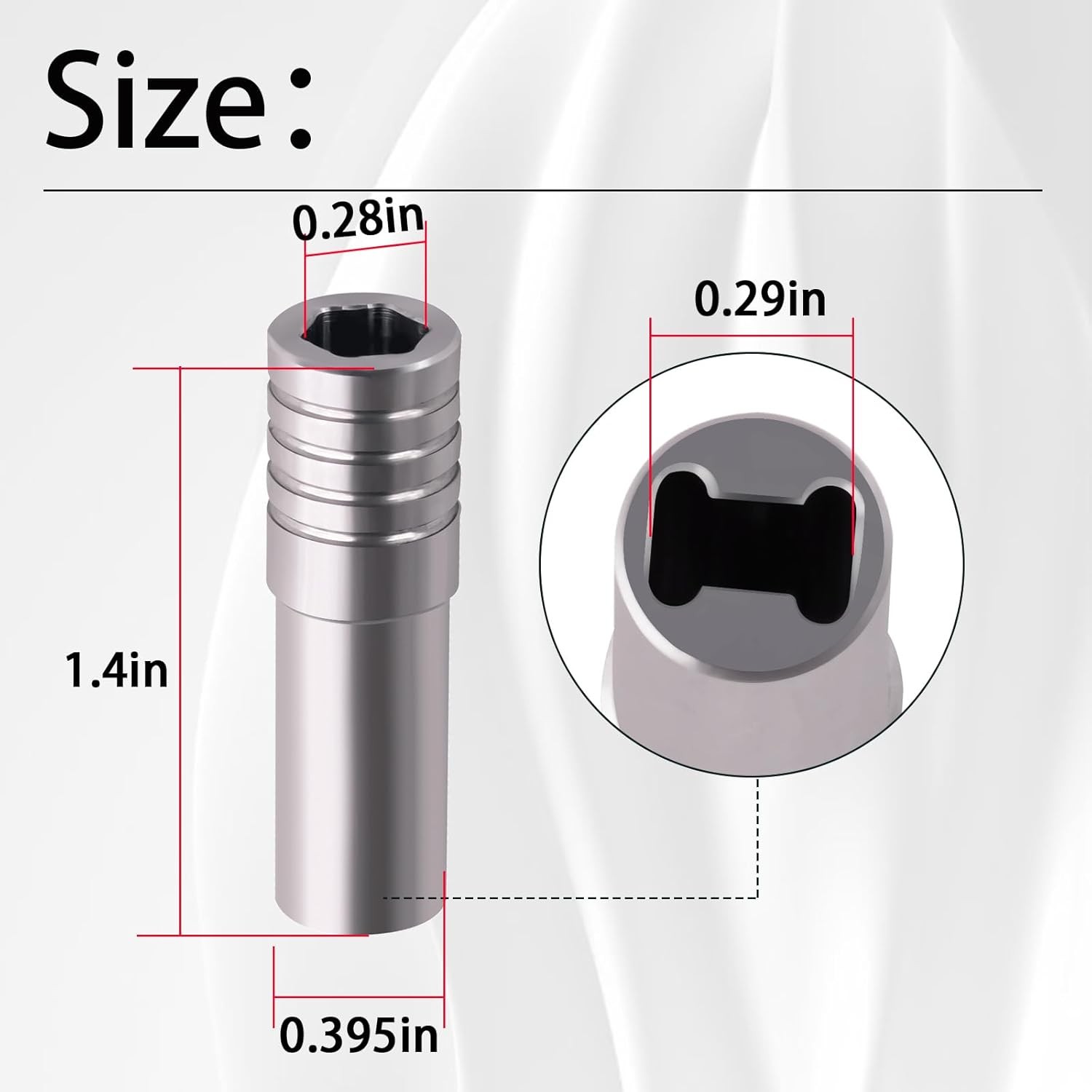 Screwdriver Extension Pole Adapter Sleeve For Leatherman Free T2 T4 K4 P2 P4 ARC