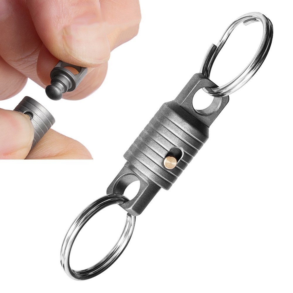 Titanium Carabiner Perfect for Hiking and Outdoor Activities with Ease