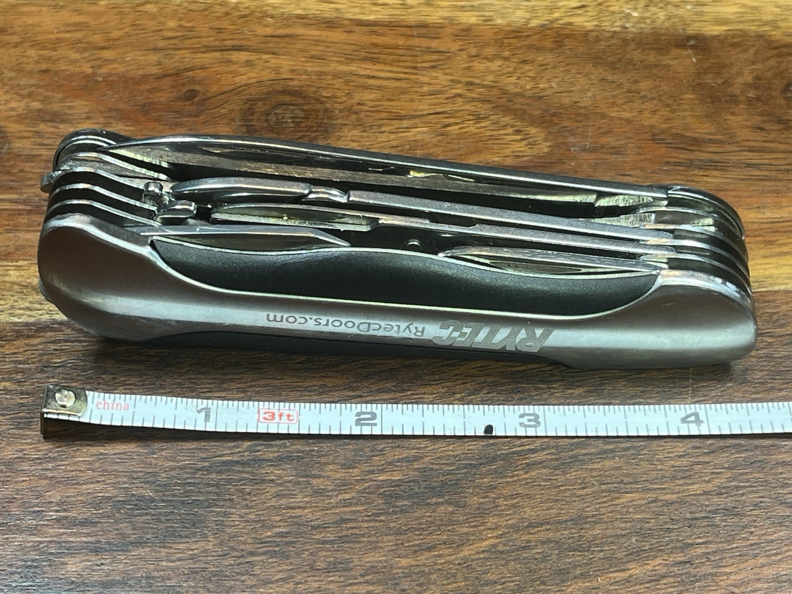Camping Scout Knife Multitool Scissors Plier Corkscrew + Nylon Sheath