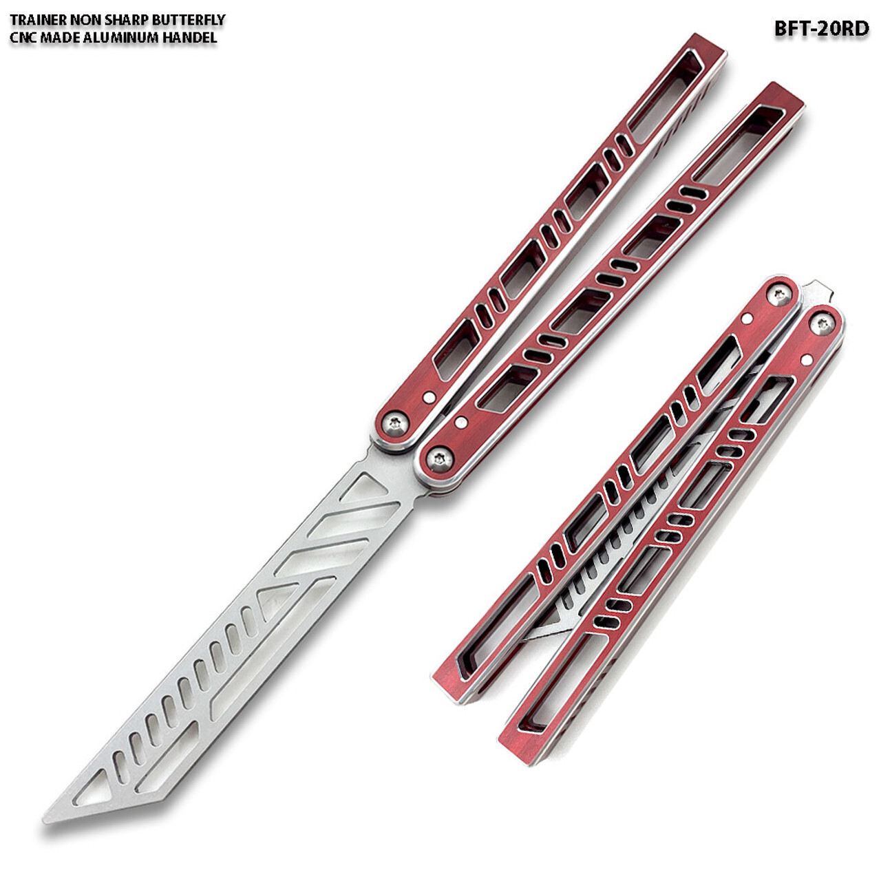 CNC Red Squid Triton Model Non-Sharp Professional Trainer – Butterfly