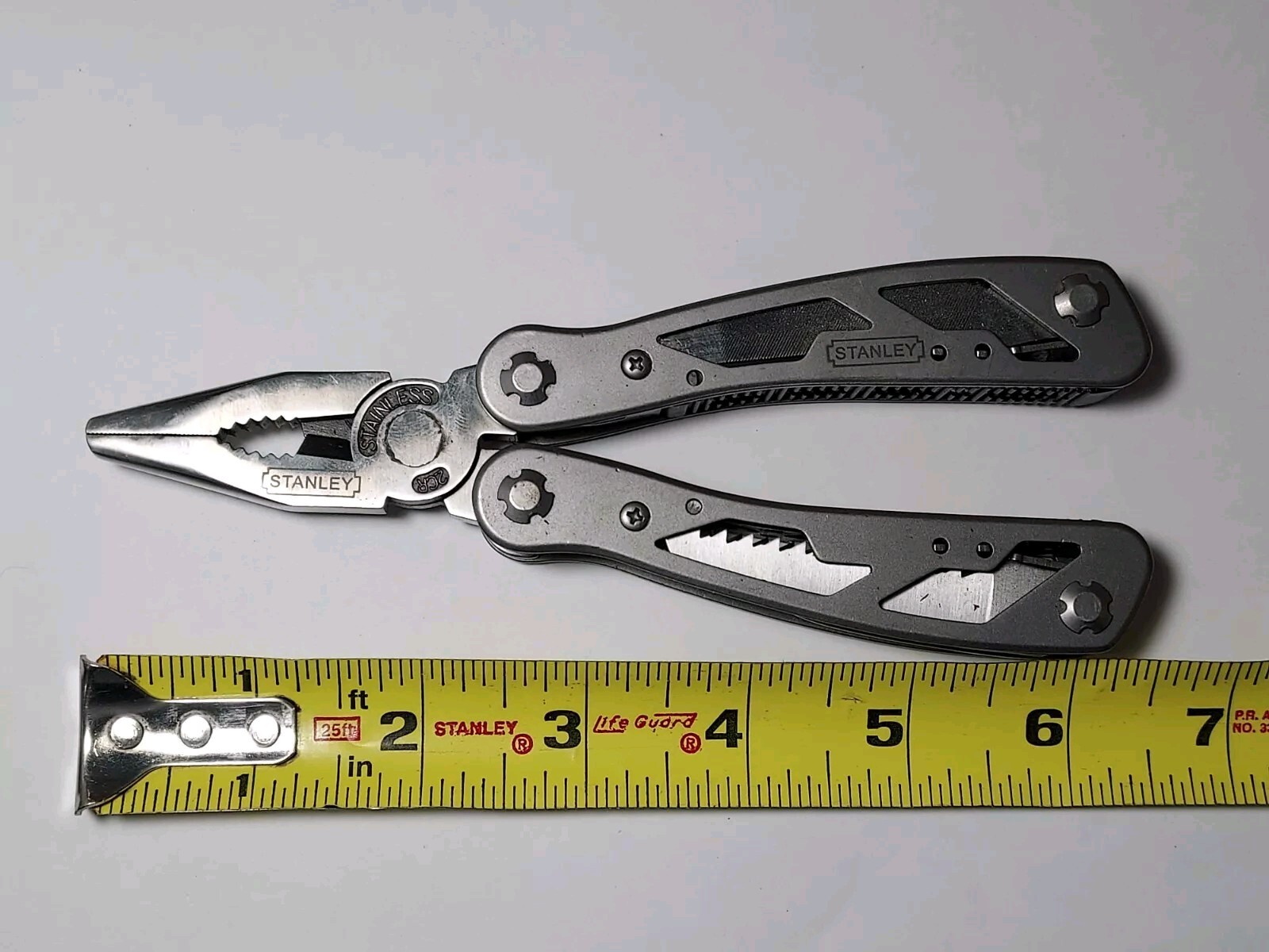 Stanley Multi Tool with Pliers Blade File Saw