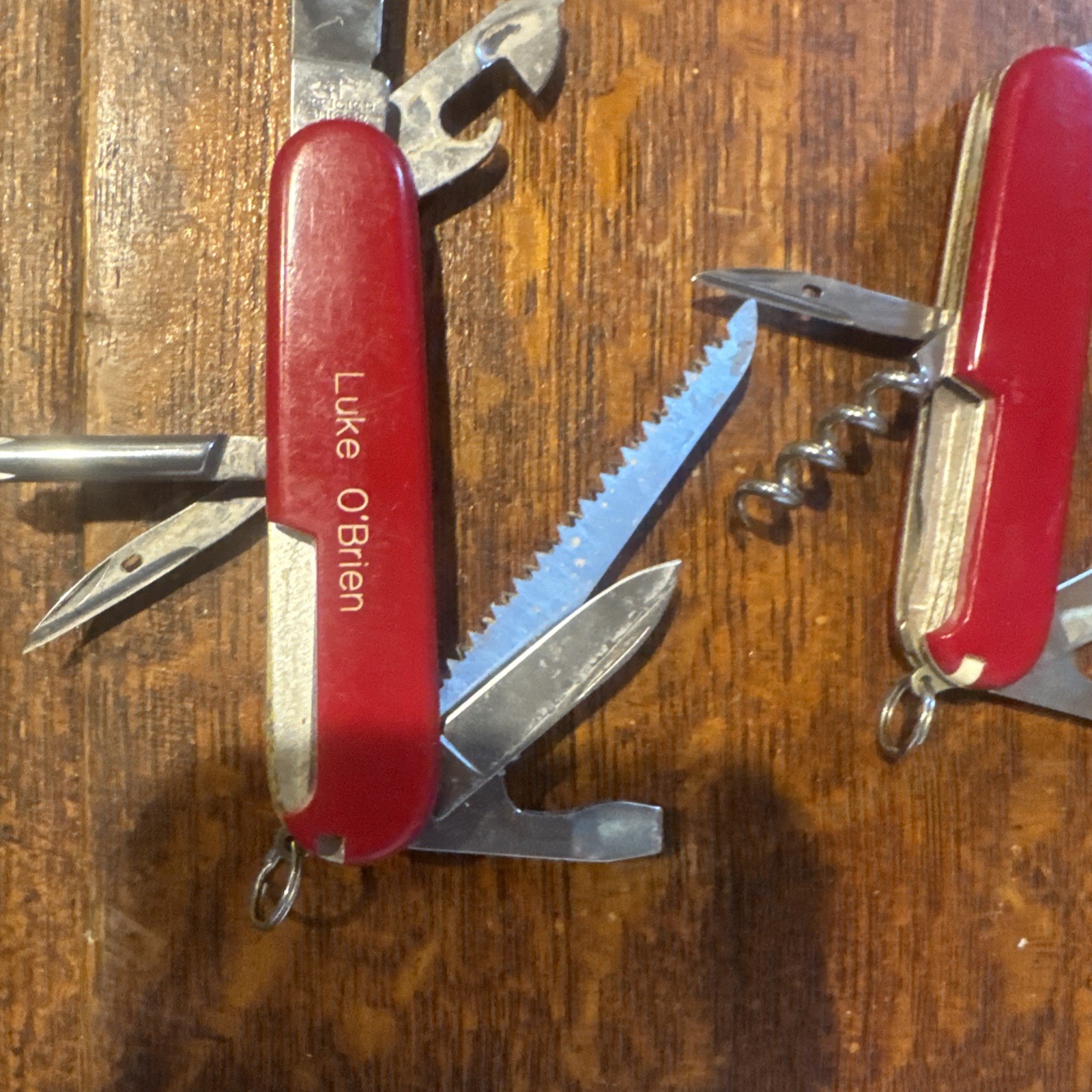 Victorinox Swiss Army Knives And Scissors Microsoft, Novell Collectors Lot