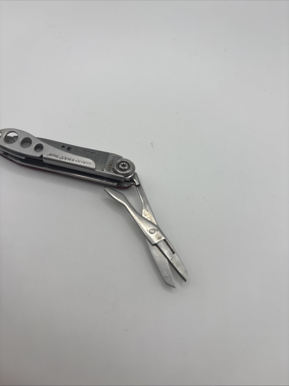 Original Leatherman Style Small Multi-Tool Red w/ Key Ring Retired READ – 4-2