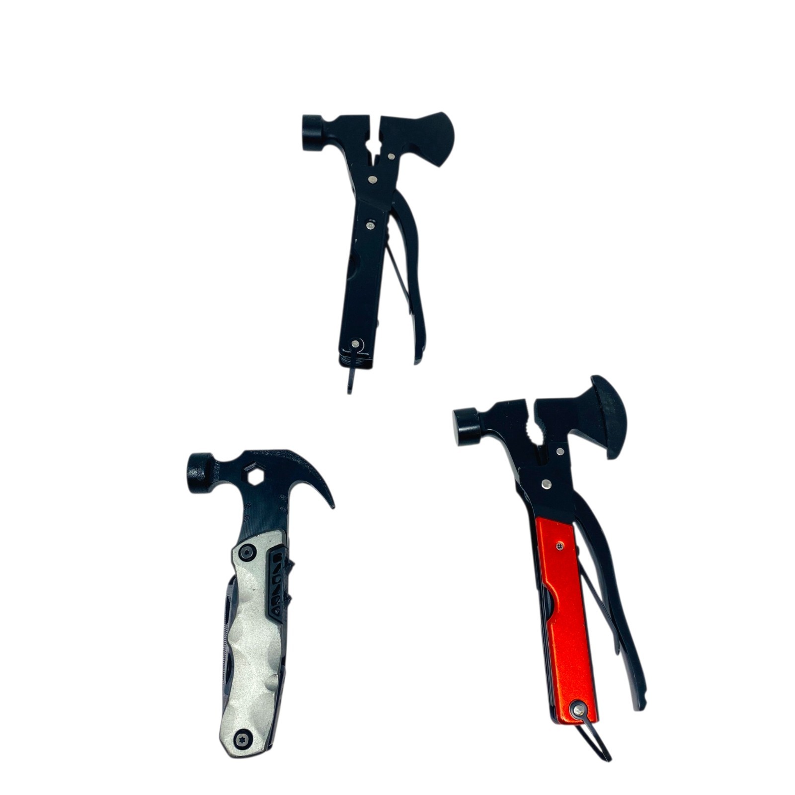 Multi-Tool Set Hunting Camping Survival Gear Axe Hatchet Claw Hammer Plier 3 Pcs