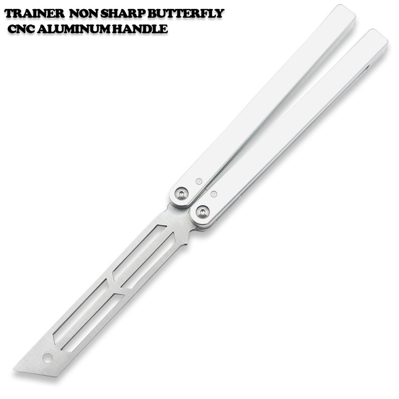 CNC Squid Triton Model Non-Sharp Professional Trainer – Butterfly Silver Handle