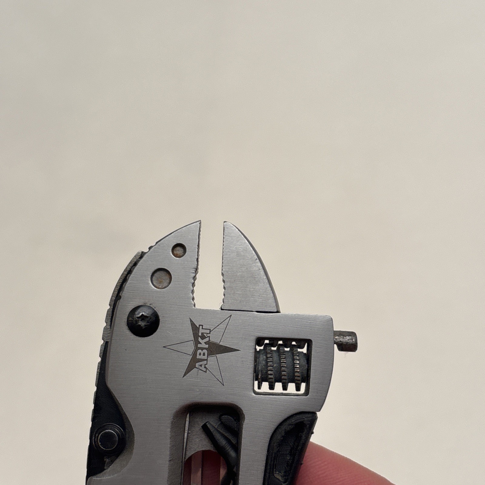 ABKT Multi Tool Set Adjustable Wrench Screwdriver Pliers Knife Survival Gear
