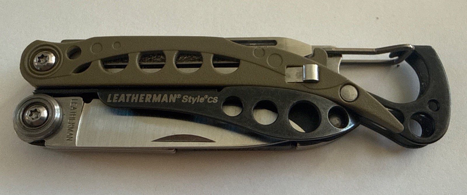 Discont. Leatherman CS Style – Green – Reworked by Leatherman. Many New Tools.