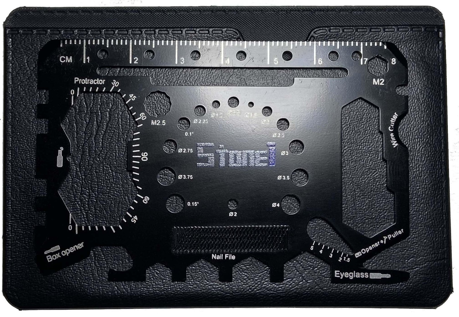 52-in-1 Wallet Multitool Multifunction Tool Card Premium Gift Package – Credi…