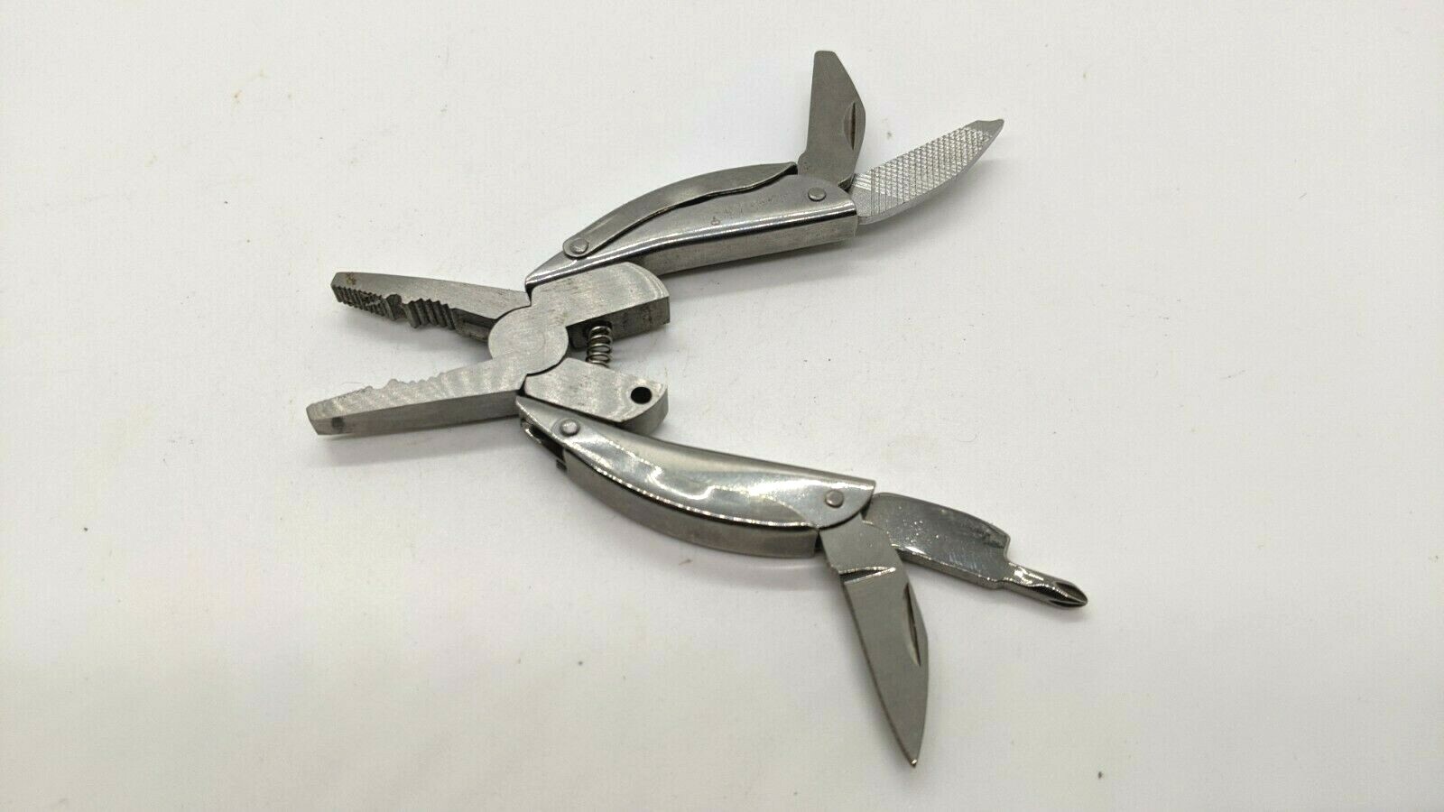 KeyGear Scarab Keyring 6 In 1 Multi Tool Stainless Steel Blunt Nose Pliers File