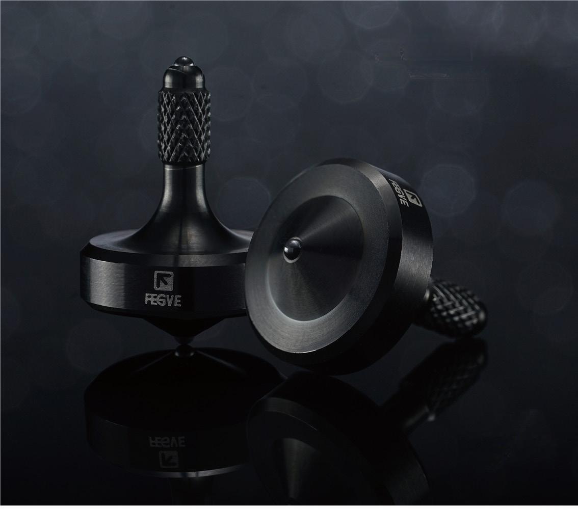 Stainless Steel Small Spinning Top Hand Twisting Gyro Gyroscope Spinner Toys EDC