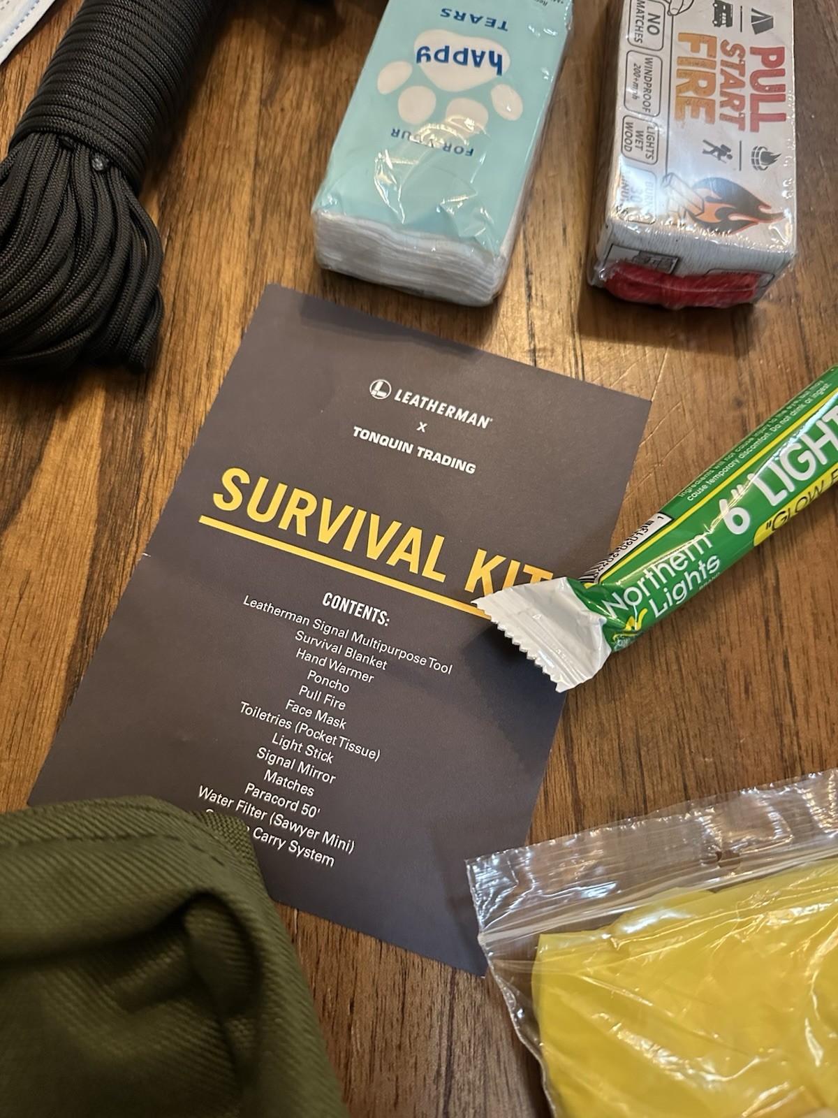 Leatherman X Tonquin Trading Survival Kit w/ Insert and Signal, Limited Edition