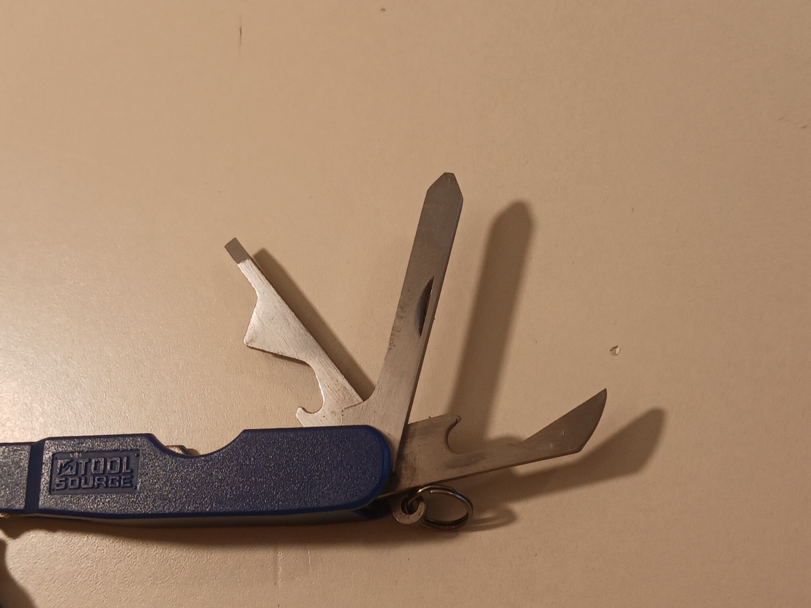 Tool Source 7-in-1 Mini Multi-Tool Pliers Knife Screwdriver File Bottle Opener