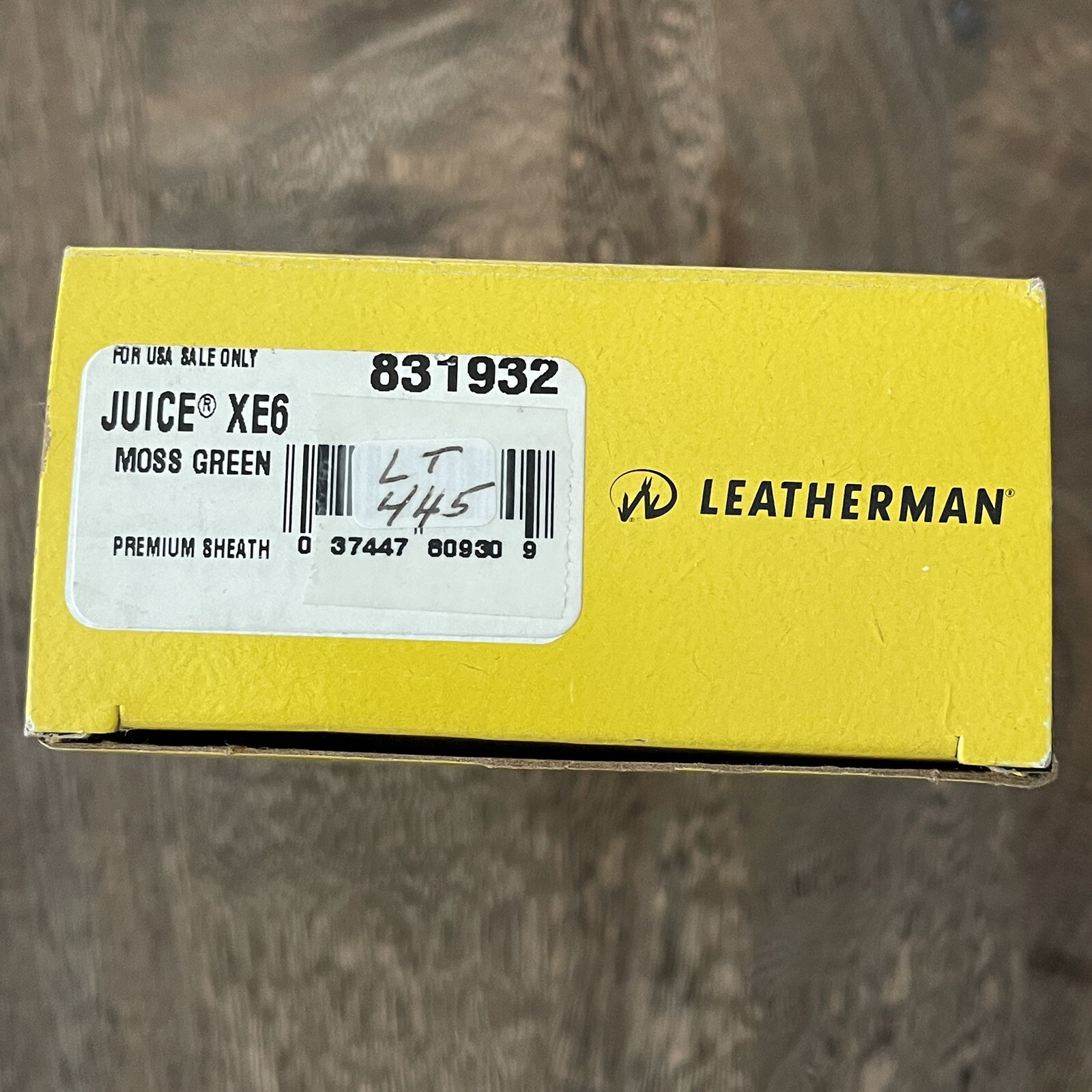 Leatherman Juice XE6 Moss Green Multi Tool w/Leather Sheath Classic design box