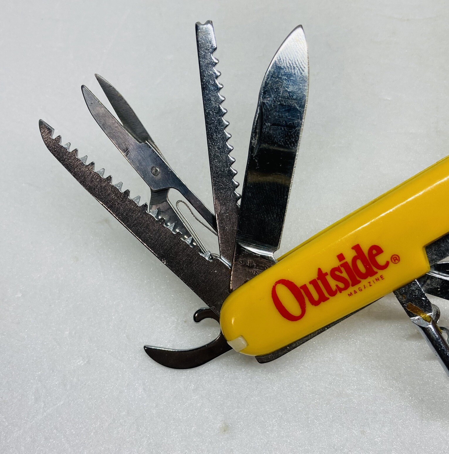 Vintage Outside Magazine Advertise Pocket Multitool 11 In 1 Stainless Steel O