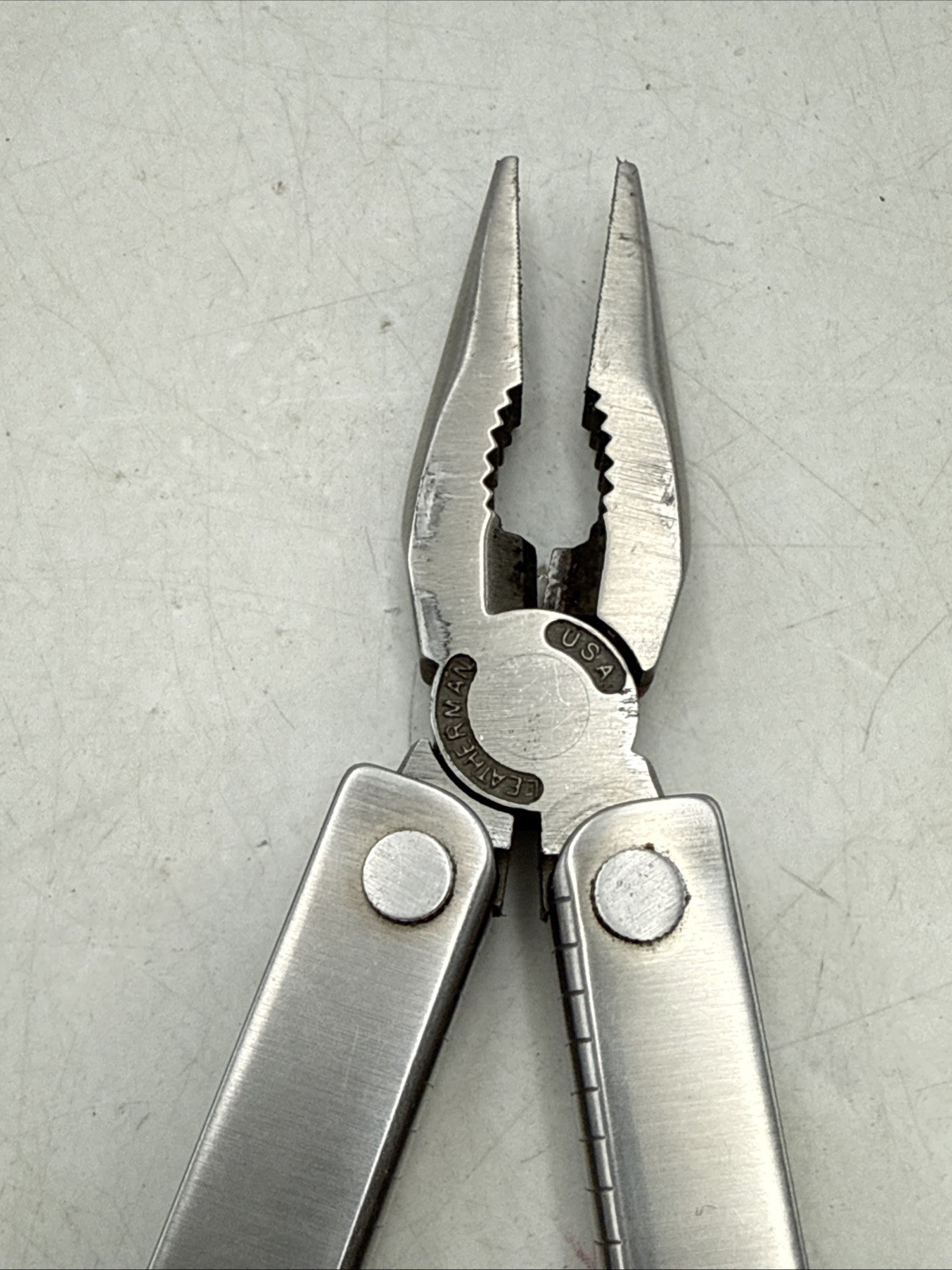 Vtg 1993 Orig. Leatherman PST POCKET SURVIVAL TOOL US Reg. 1325473 W/ Nylon Case