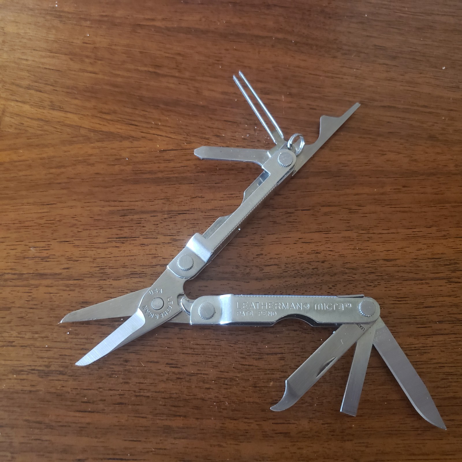 Leatherman Micra Multi-Tool – Stainless Steel 10 In 1 Pocket Keychain NEW Minty
