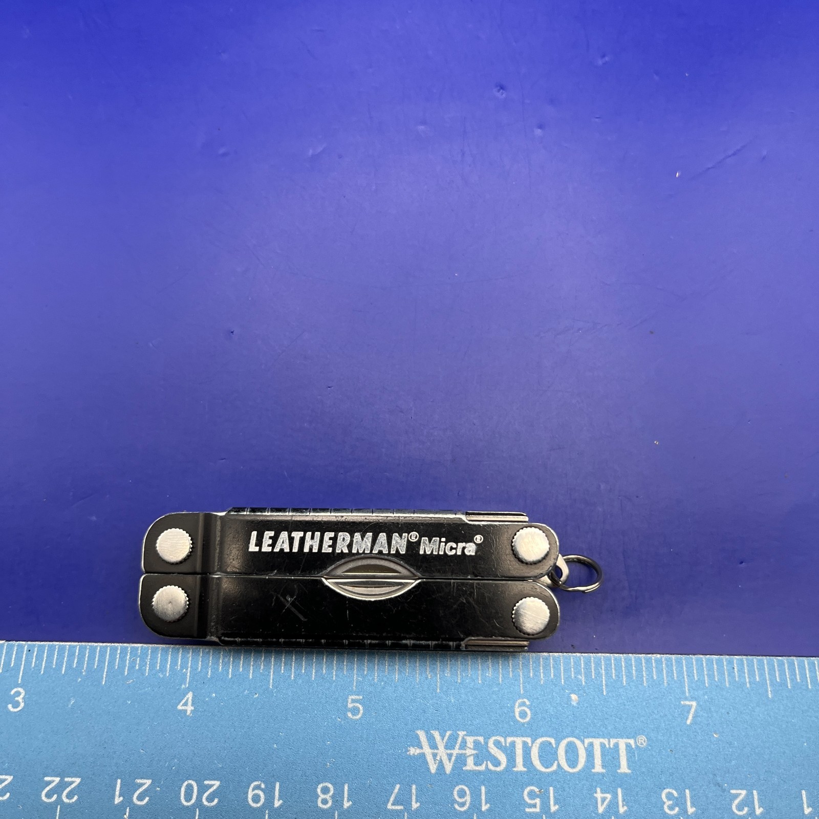 Leatherman Micra Multi-Tool Knife, Scissors- Black