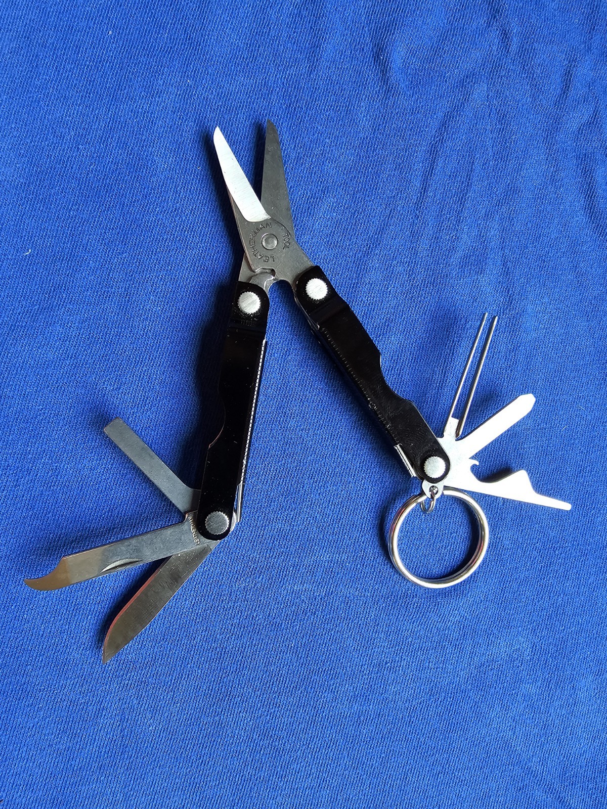 Leatherman Micra Mini Multi-Tool, Knife, Scissors, Key Ring, Black.