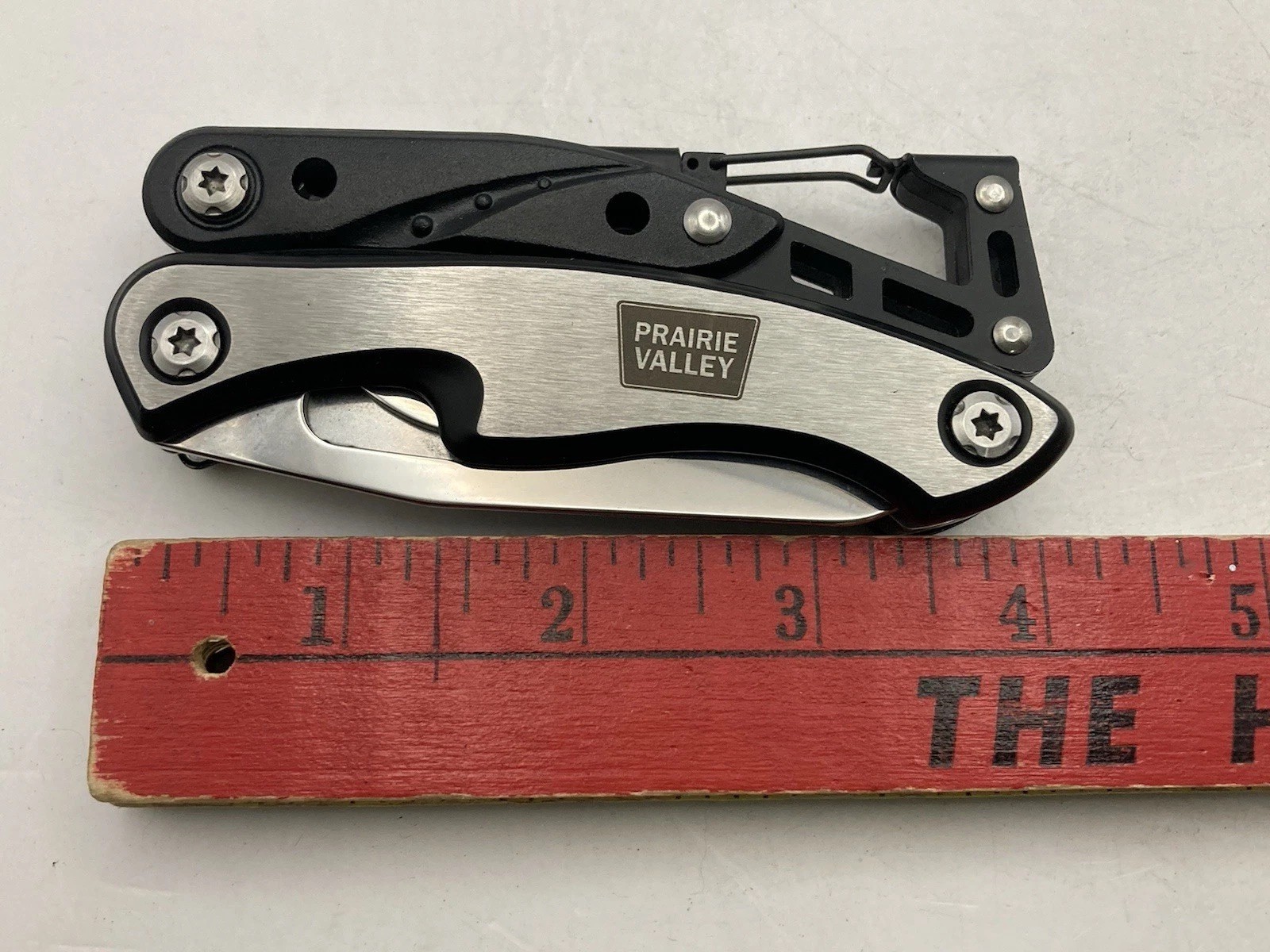 Multi Tool Knife In Nylon Case With Belt Loop. Prairie Valley