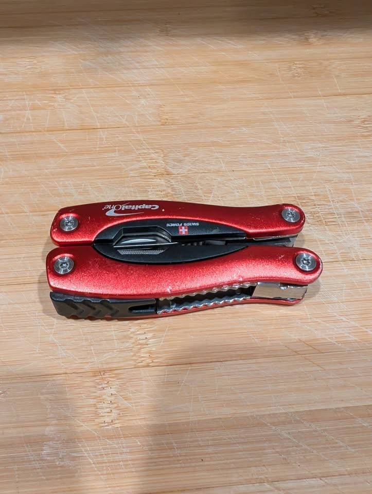 Swiss Force Meister SFL770RD Multi Tool Red Stainless Steel Used
