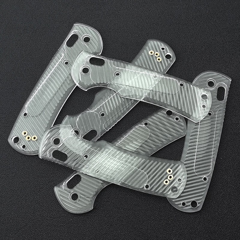 Clear Acrylic Griptilian 551 Scales – Transparent Handle Set, Lightweight Custom