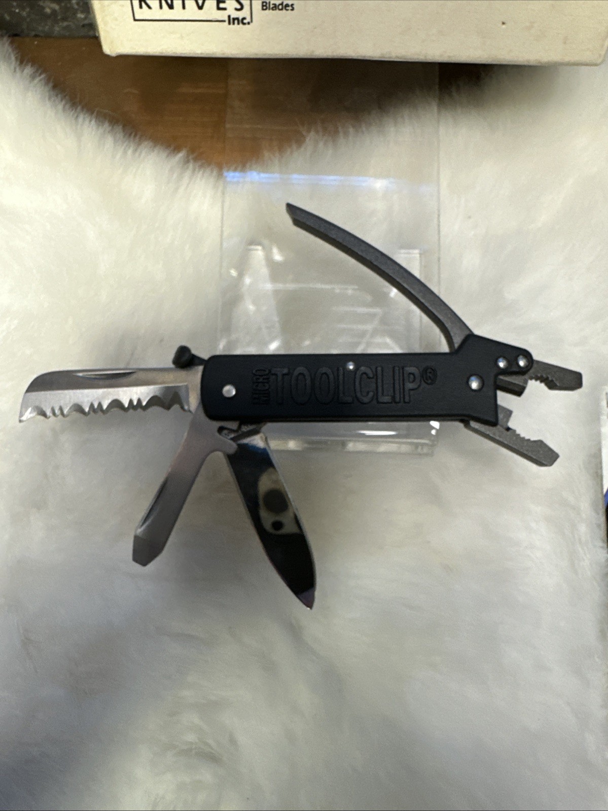 SOG The Micro ToolClip Multi Tool Clip Knife NOS Seki Japan Made With Box 1990s
