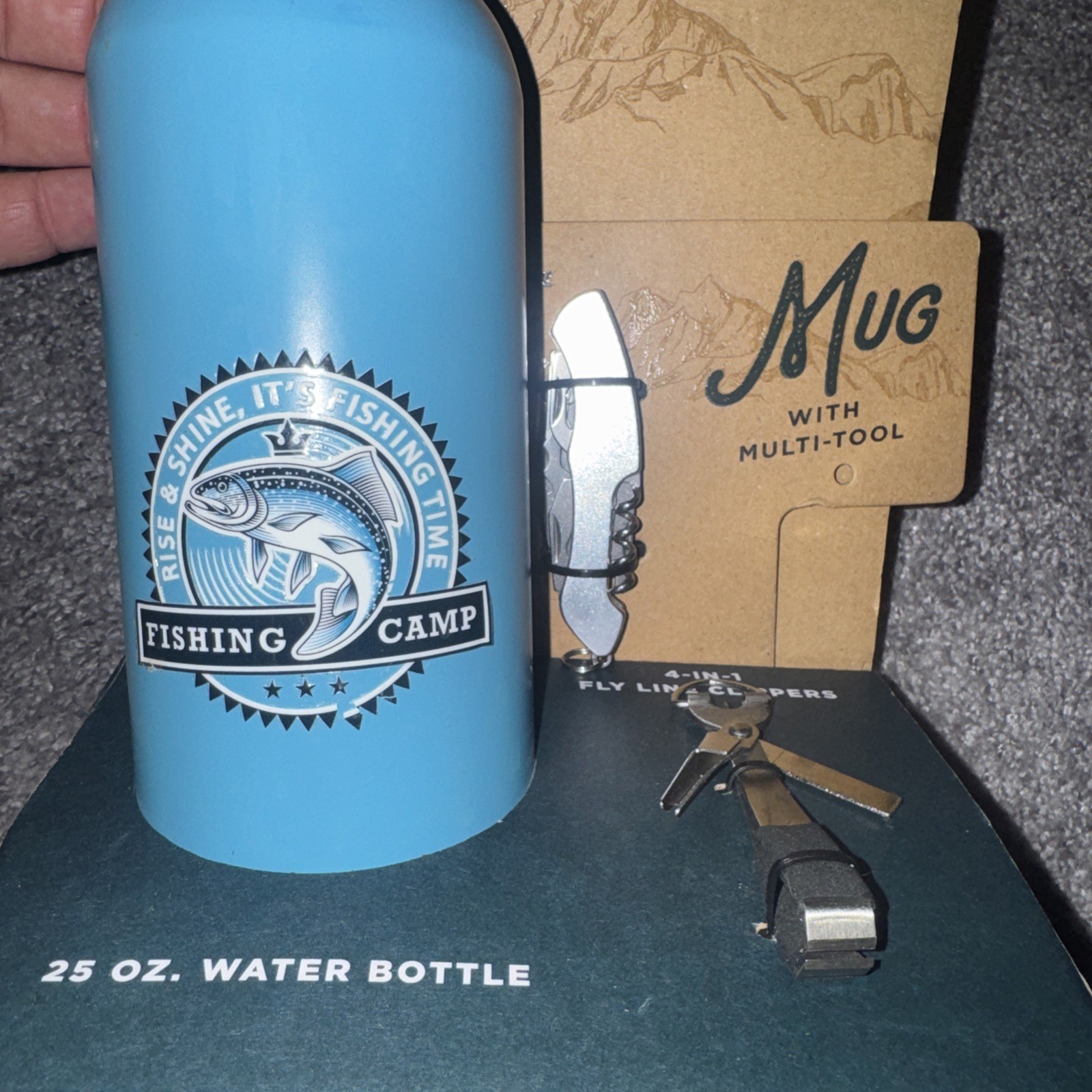 Adventure Water Bottle & Fishing Tool Set