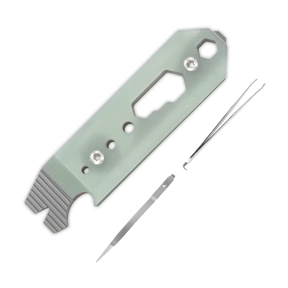 Kizer Titanium & G10 EDC Multi-Functional Tools Jade Pac-Bar T122A5