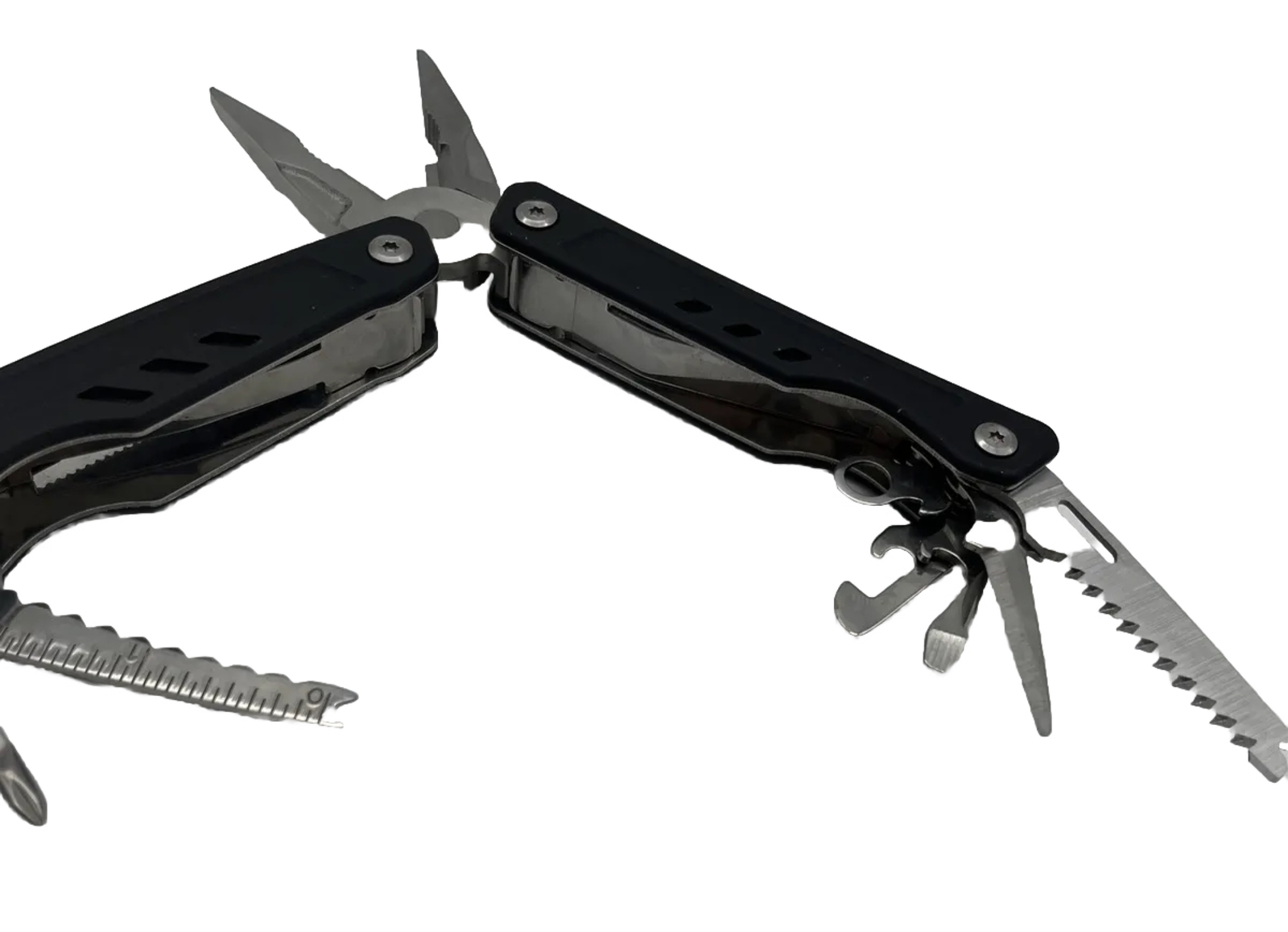 Ozark Trail Multi-Tool Pocket Knife Piers Saw Screwdriver W/Shealth Camping