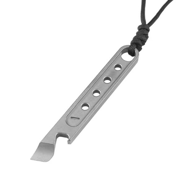 Titanium Alloy Outdoor Multi Tools Pocket Pry Bar Crowbar Bottle Opener EDC