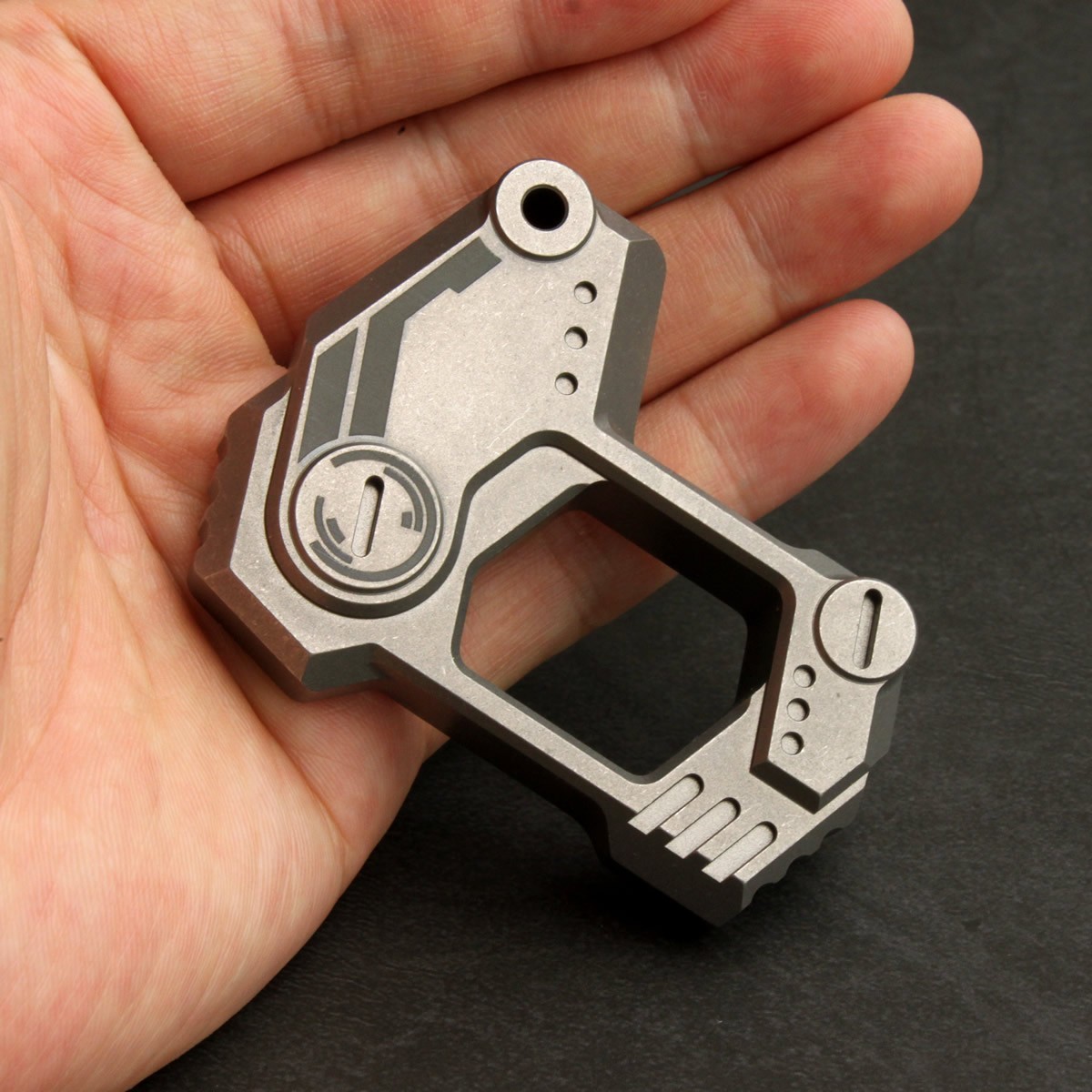 TC4 Titanium Hand Pieces EDC TOOLs Pocket Tool Keychain Break Window