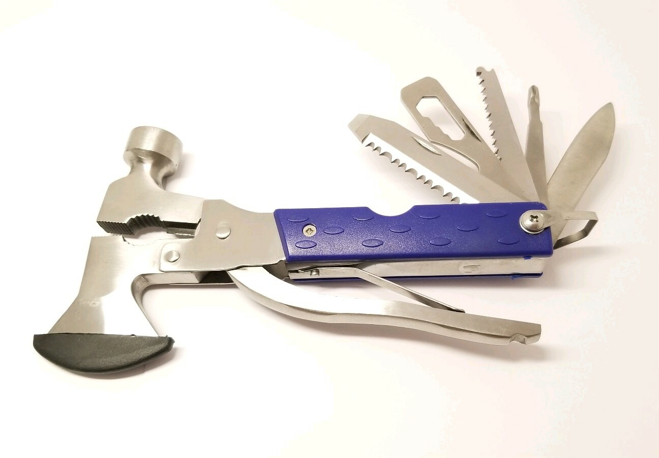 18 in 1 Folding Multi-Tools Multi-Purpose Pliers, Hammer, Bottle Opener and MORE