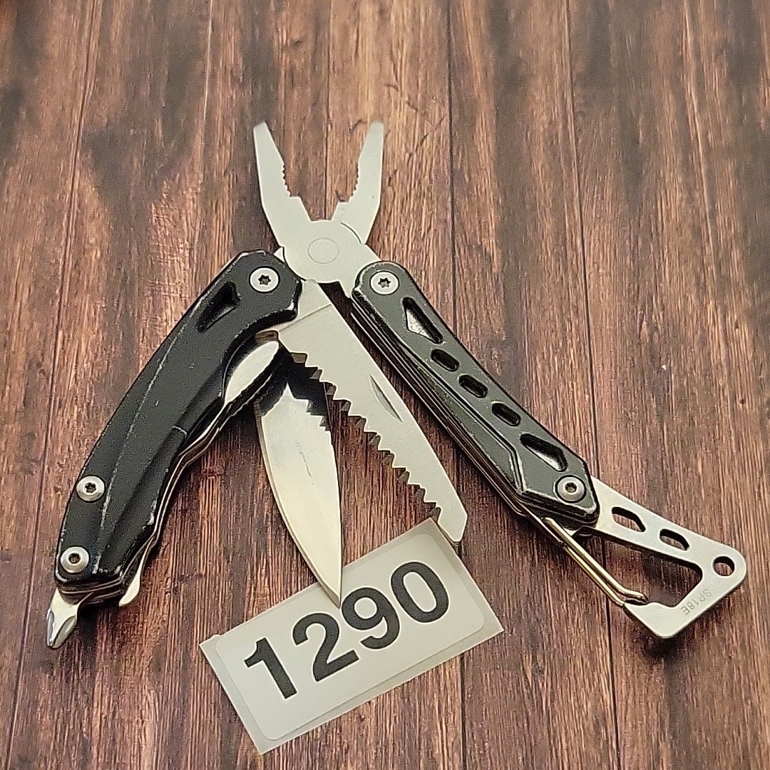 TRUE UTILITY Compact Folding Multi Tool Knife W/ATTACHMENT CLIP