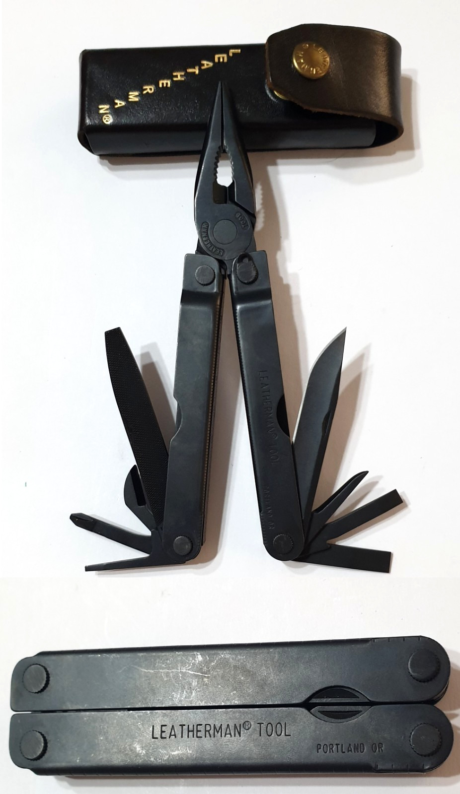 🔥🔥🔥 Leatherman Gen 1 PST BO Black Retired Very Rare Mint Not Used