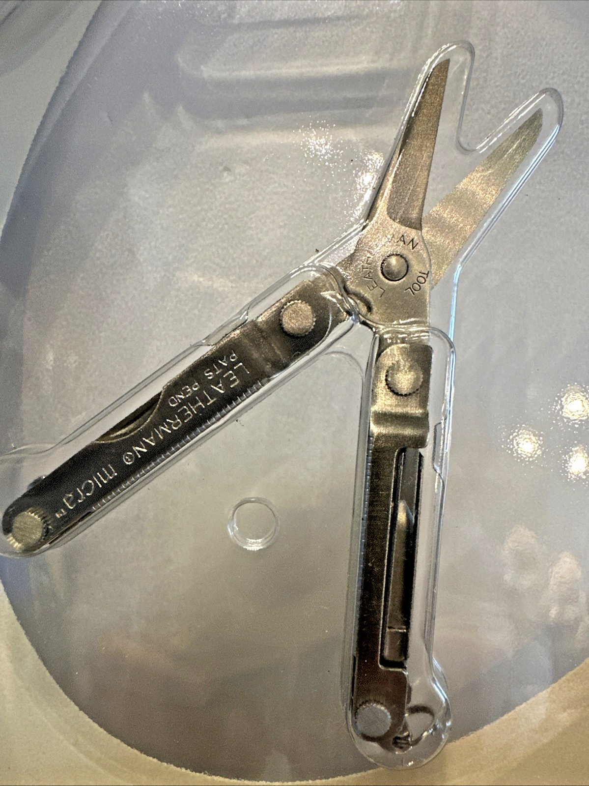 Leatherman Micra Multi-Tool Stainless Steel 10 Tools in One 2004 VTG New Sealed