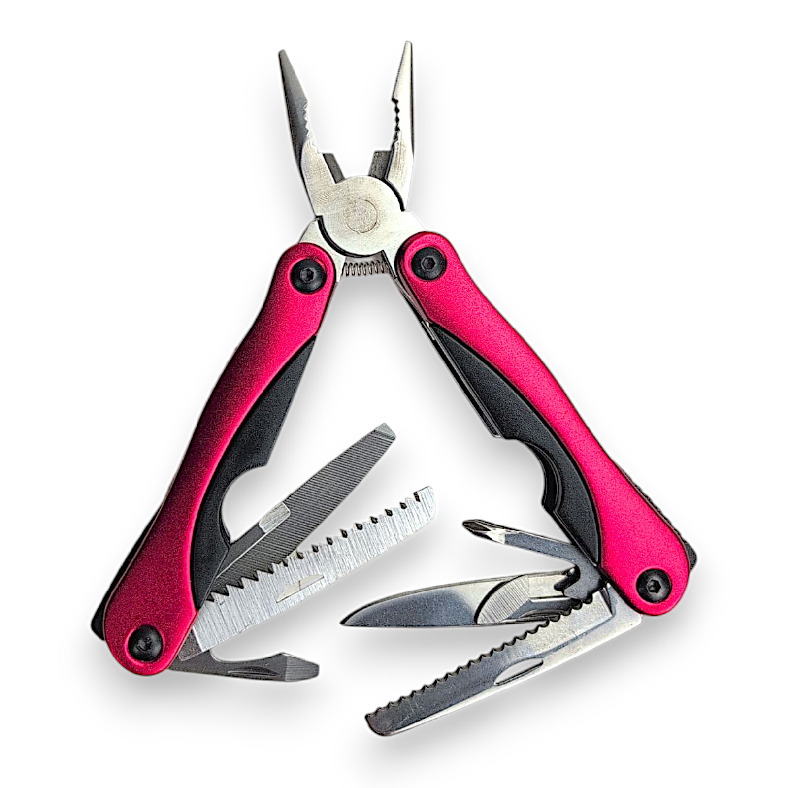 Foldable Multi-Tool Pliers – Knife – Flat & Phillips Head – Nail File