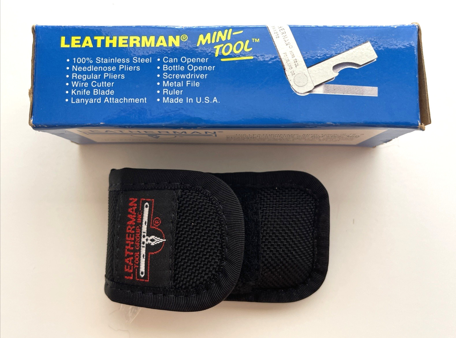 Leatherman Mini-Tool Multi-Tool Original Nylon Sheath USA