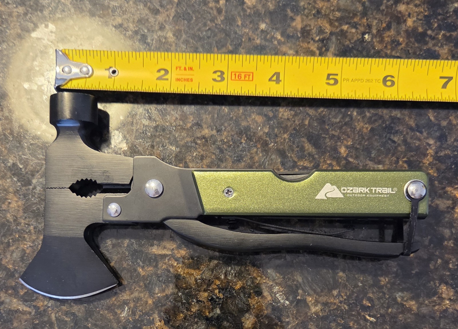 Ozark Trail 19-in-1 Multi-Function Survival Tool,Hammer Camping Eqt. Never Used