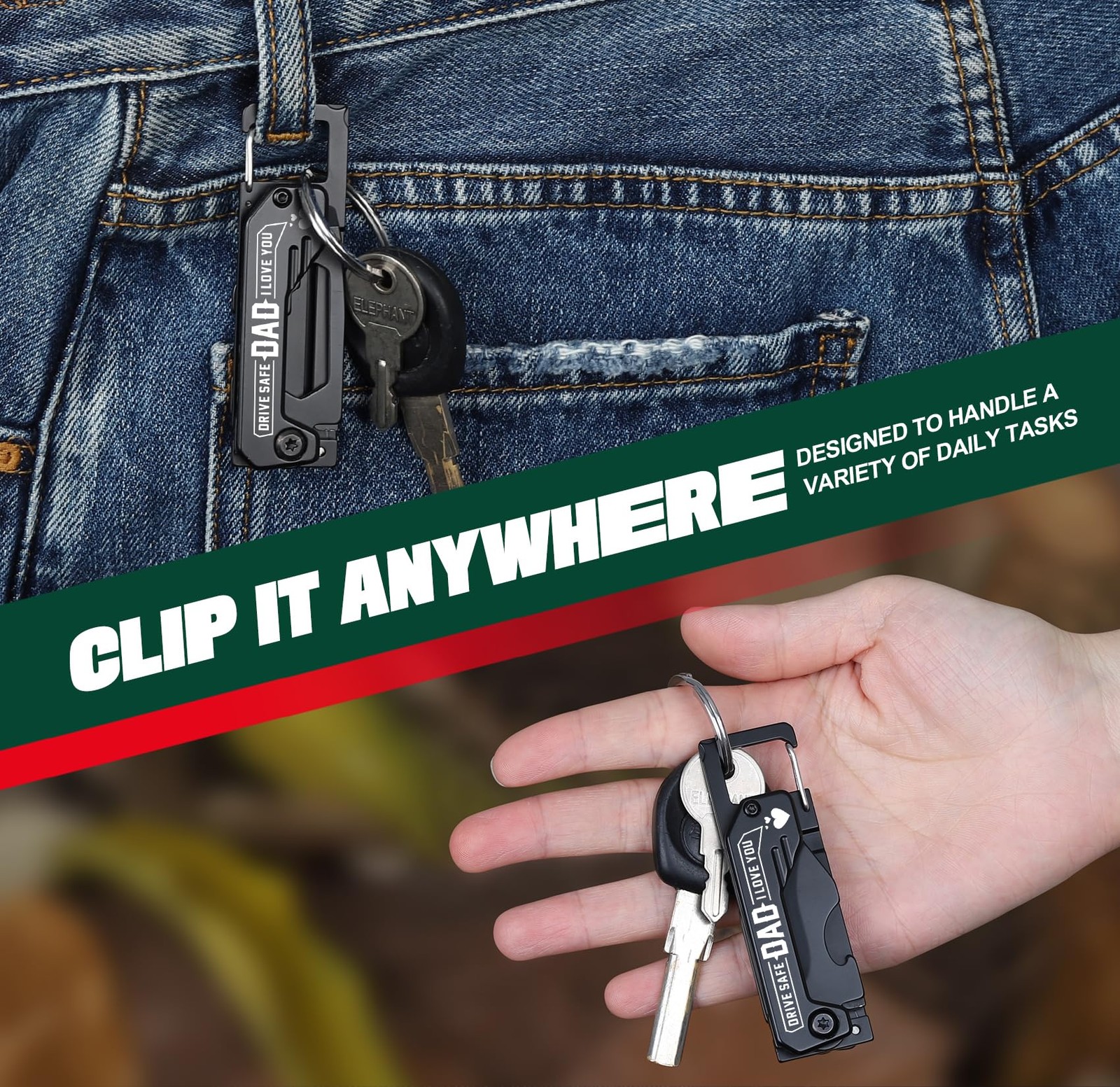 Dad Gifts – Fathers Day Ideas Gifts for Dads, Portable Tool – Fathers Day Dad…