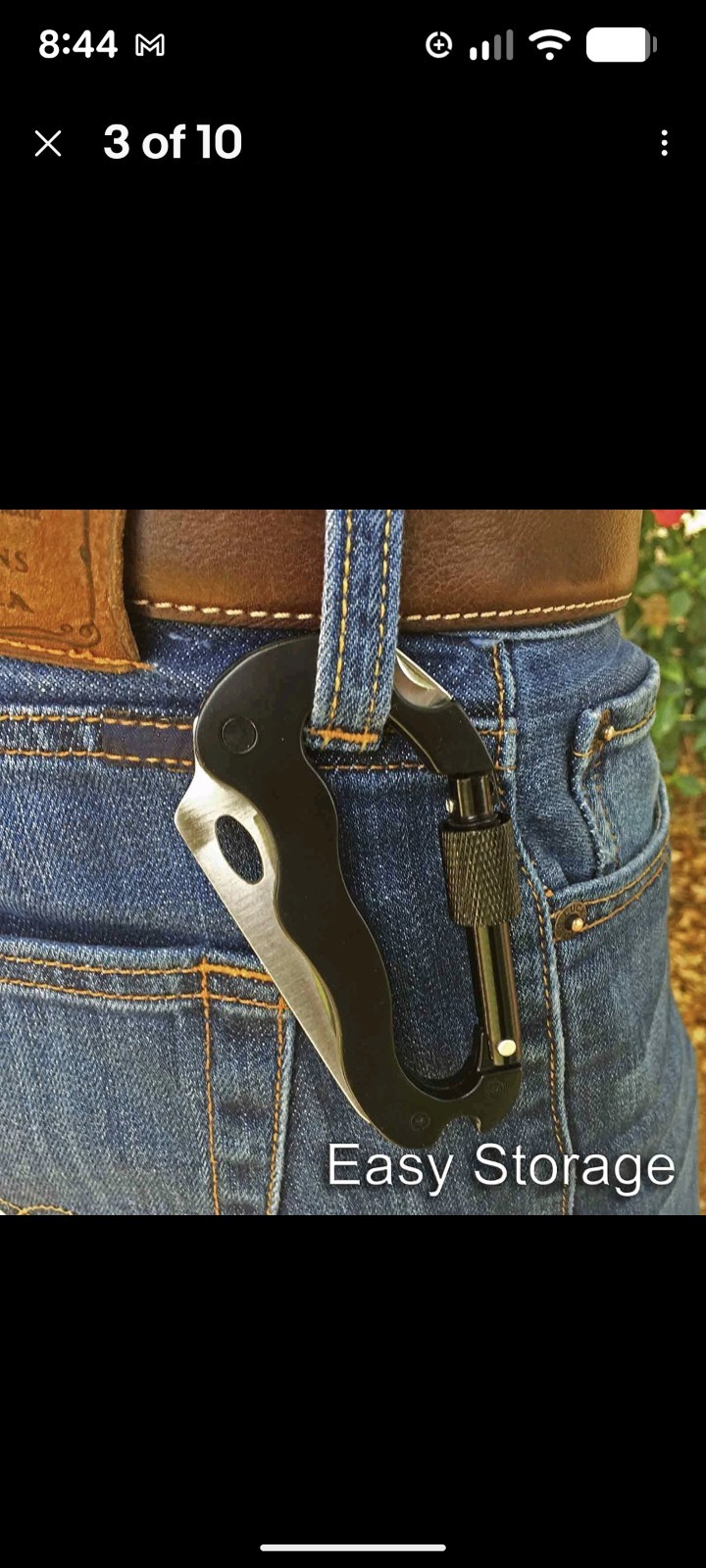 lots of 200/6 IN 1 Multitool Carabiner Outdoor Survival Multi Tool